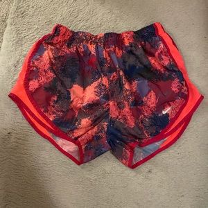 Pink Splatter Paint Nike Shorts